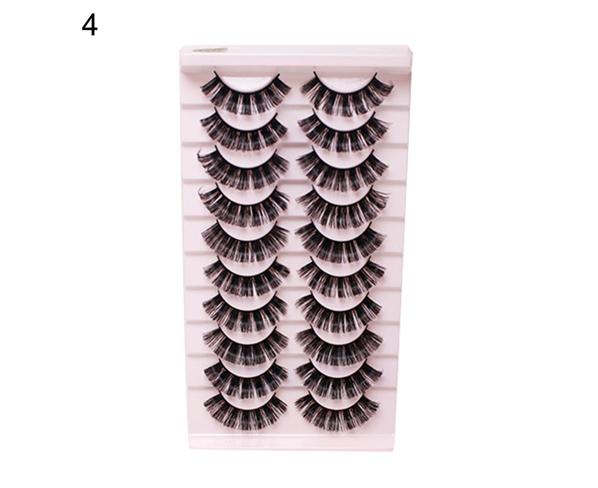 20Pcs/Set False Eyelash Comfortable to Wear 3D Effect Beauty False Eye Lashes - Image 2