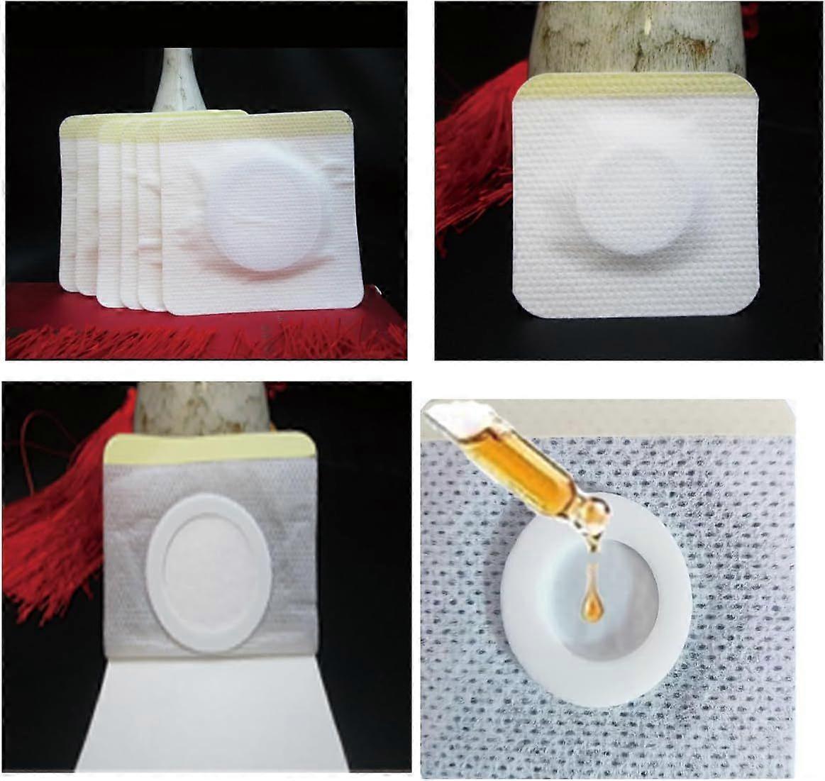 24pcs Castor Oil Pack Wrap for Belly Button Self-Adhesive Hypoallergenic - Image 2