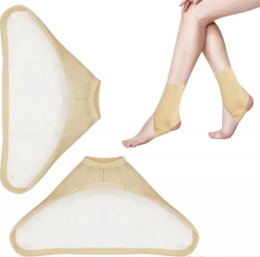 2Pcs Organic Castor Oil Pack Wrap for Feet, Castor Pack Castor Oil Foot Wrap, Reusable Castor Oil Wrap with Hook and Loop, (Castor Oil Not Included) - Image 1