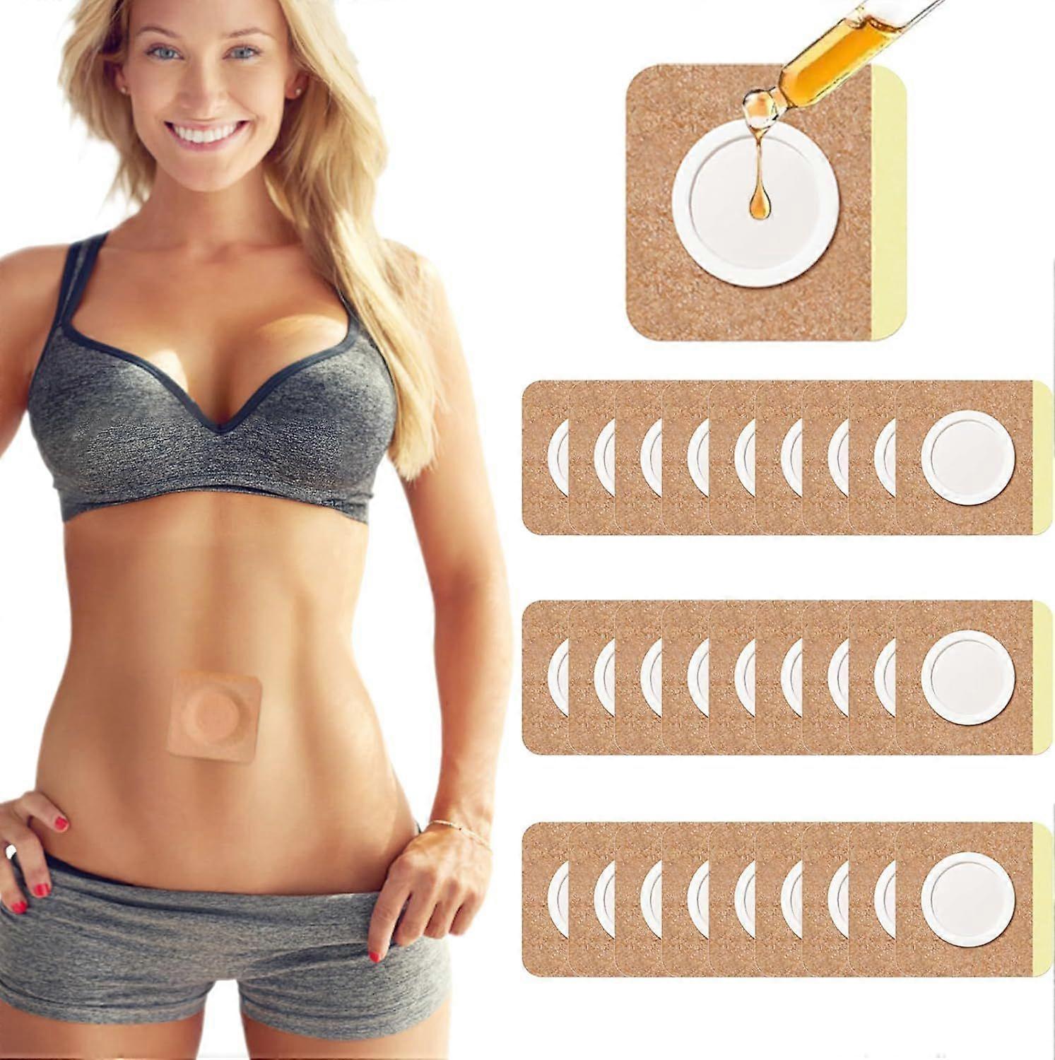 36Pcs Castor Oil Pack Wrap, Organic Cotton Castor Oil Patches for Belly Button - Image 1