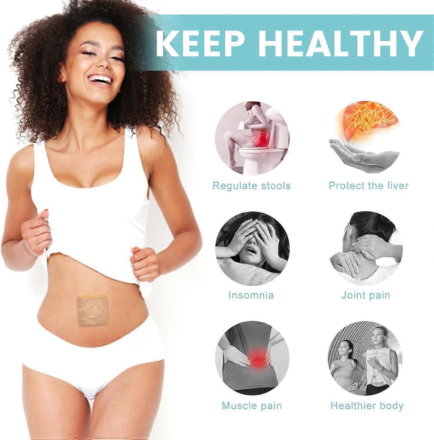 36Pcs Castor Oil Pack Wrap, Organic Cotton Castor Oil Patches for Belly Button - Image 2