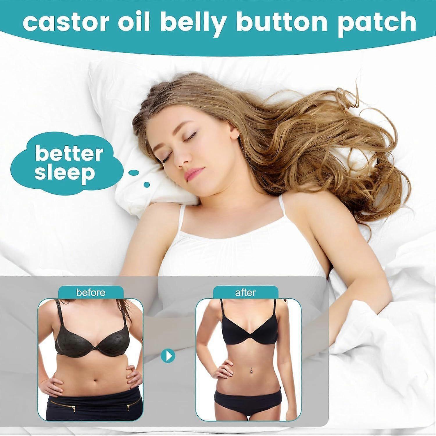 36Pcs Castor Oil Pack Wrap, Organic Cotton Castor Oil Patches for Belly Button - Image 3