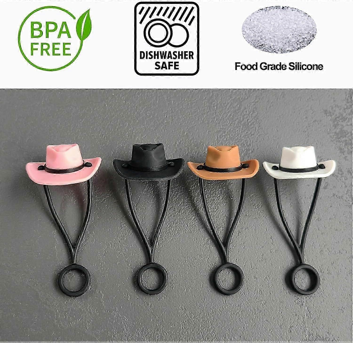 4 Pcs Straw Covers for Stanley Cup 20-40 oz, 0.4 inches Silicone Straw Cover Caps, Stanley Cups Accessories, Dust-proof and leak-proof,Simple Modern,R - Image 4