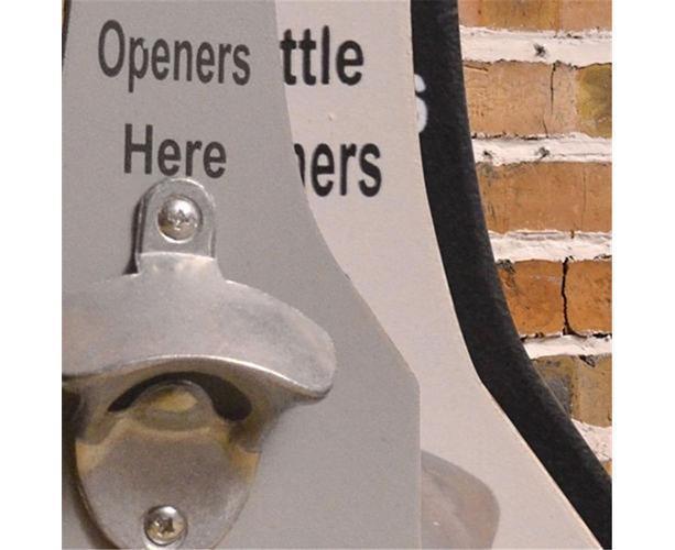 1Pc Retro Creative Wall Mounted Beer Style Decorative Hanger Bottle Opener-Grey - Image 7