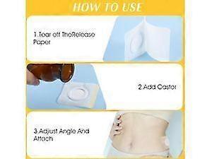 50pcs Castor Oil Patches Disposable Belly Button Castor Oil Packs Self Adhesive - Image 3