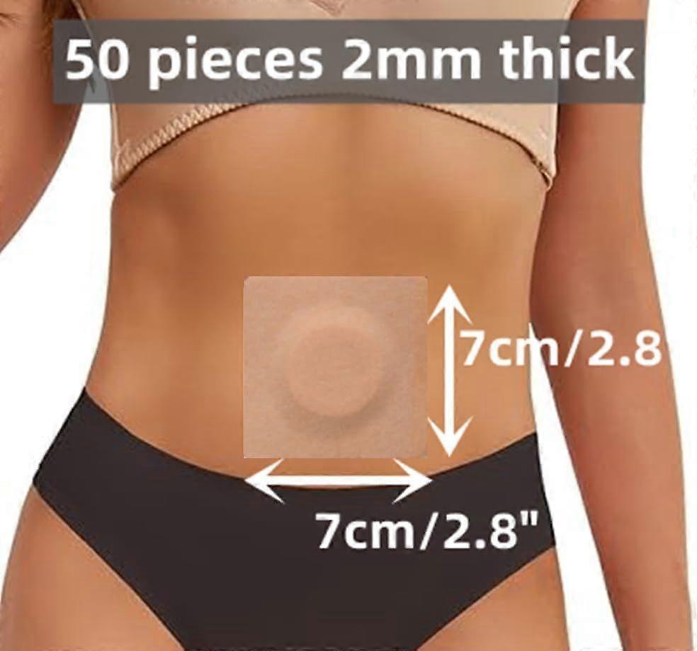 50pcs Disposable Castor Oil Pack Wrap Belly Button(Oil Not Included) - Image 5