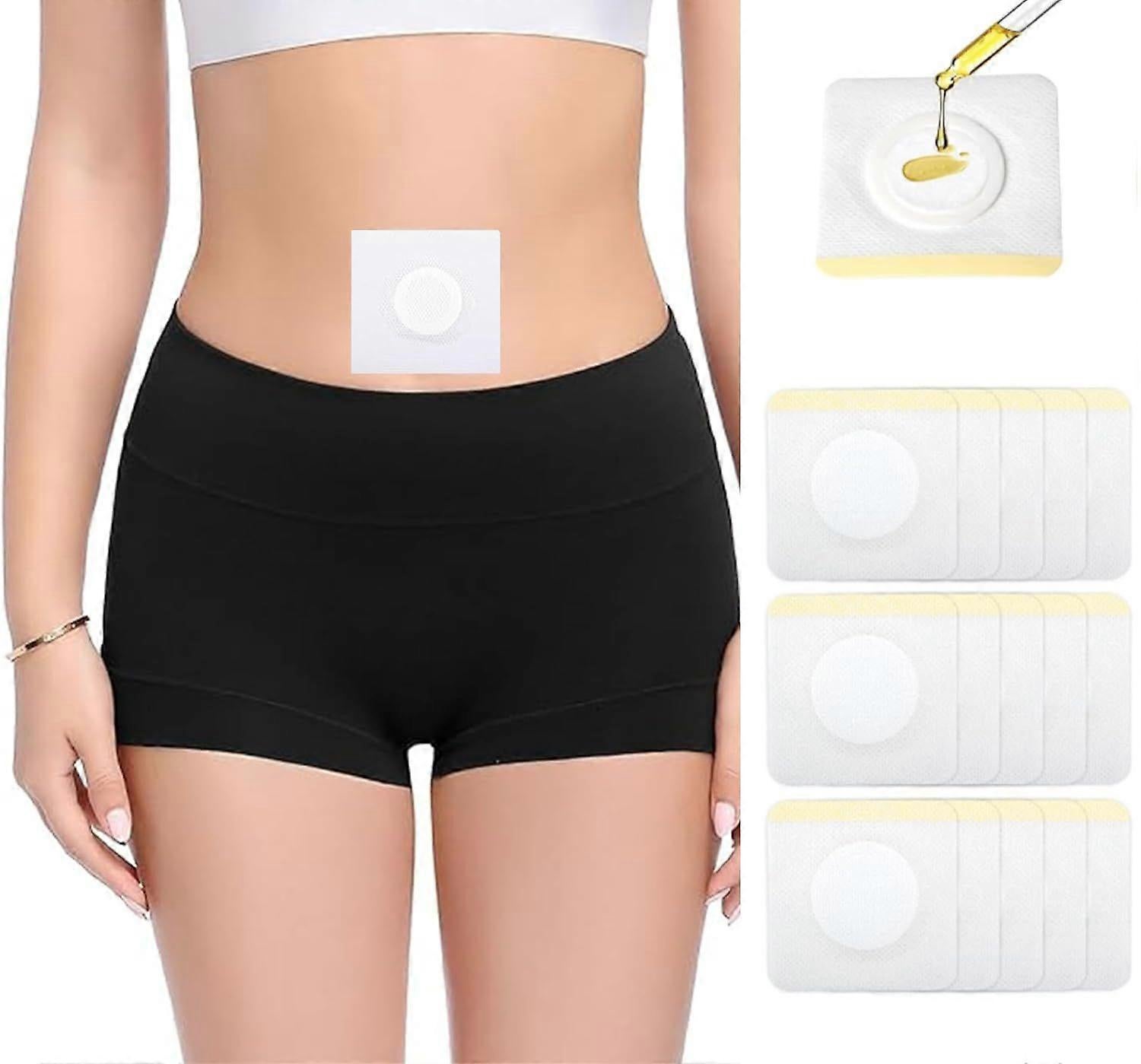 50pcs Disposable Castor Oil Pack Wrap Belly Button(Oil Not Included) - Image 1