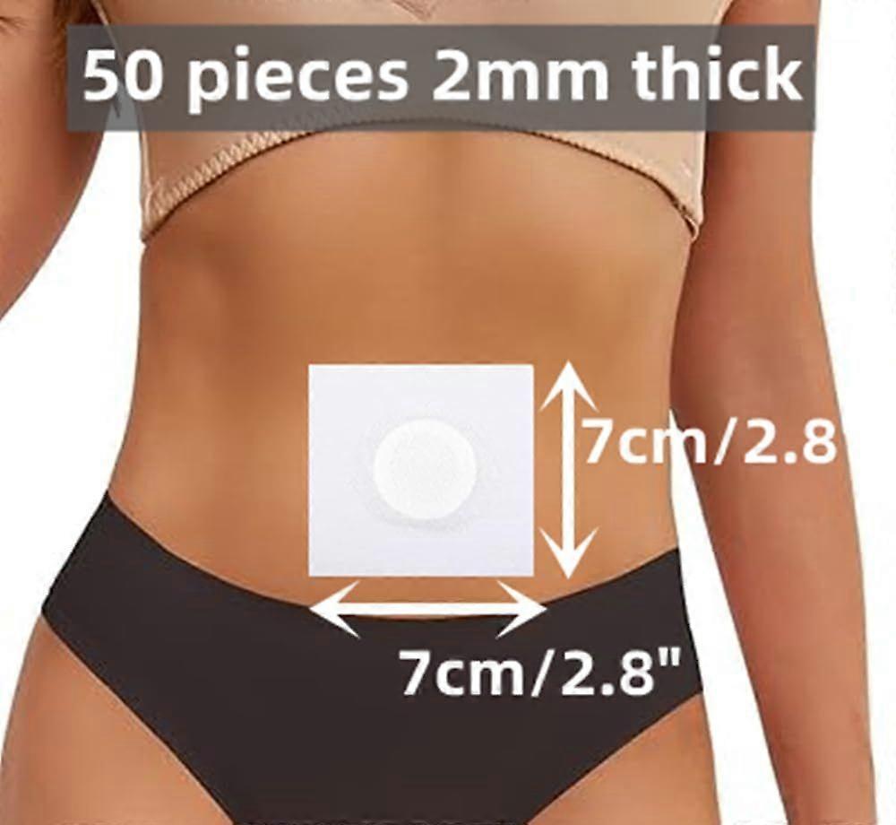 50pcs Disposable Castor Oil Pack Wrap Belly Button(Oil Not Included) - Image 5