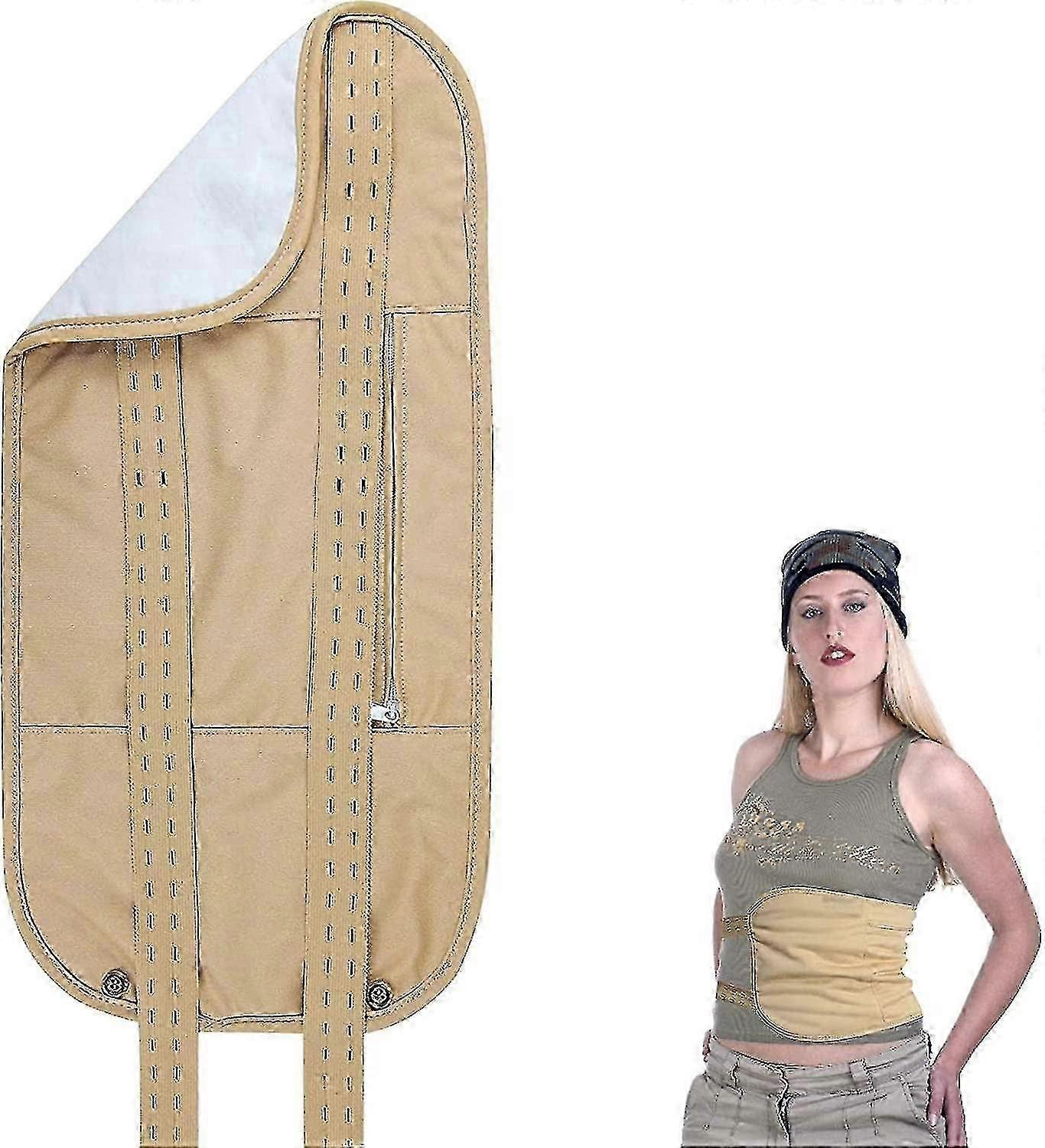 Castor Oil Pack Cotton Wrap Castor Oil Pack Compress Reusable Organic Castor Oil Pack Kit Self Conditioning - Image 1