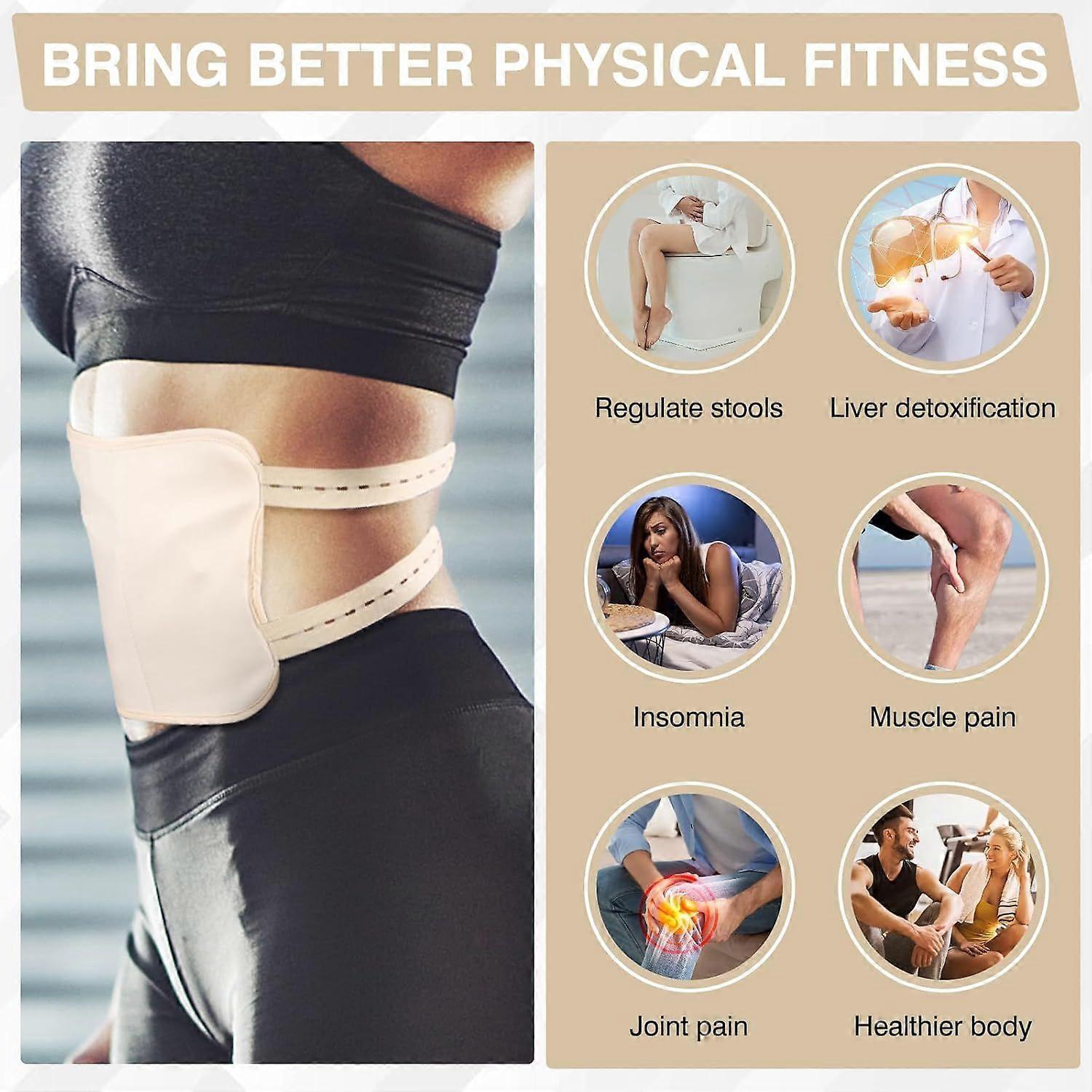 Castor Oil Pack, Adjustable Reusable Castor Oil Pack Wrap for Liver Detox, Castor Oil Pack - Image 4
