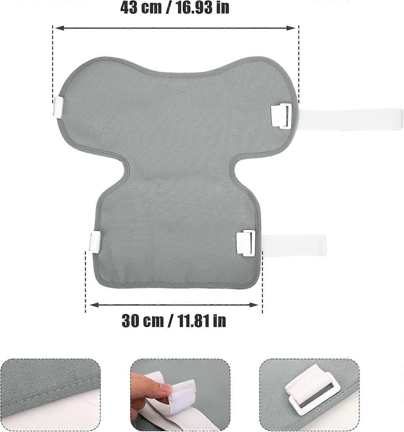 2Pcs Castor Oil Shoulder Pack, Adjustable Castor Oil Pack Wrap for Shoulder Reusable - Image 2