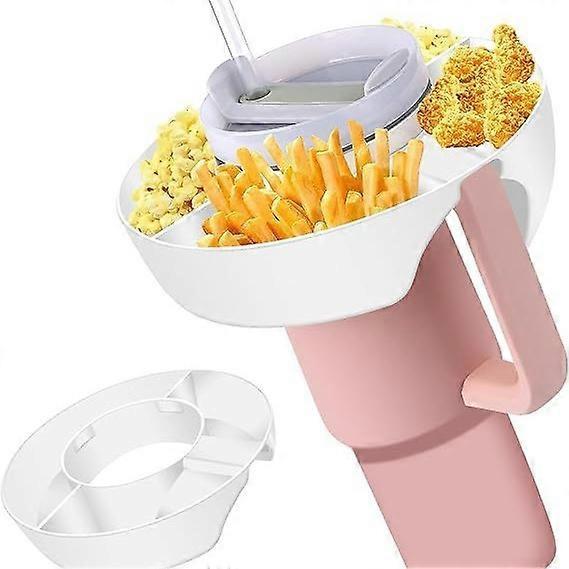 Compatible Stanley Snack Tray, 40 Oz Bowl for Stanley Cup Accessories, Ivory - Image 1