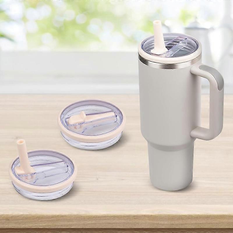 For Stanley 40oz Cup Straw Lid 4pcs /Set White - Image 2