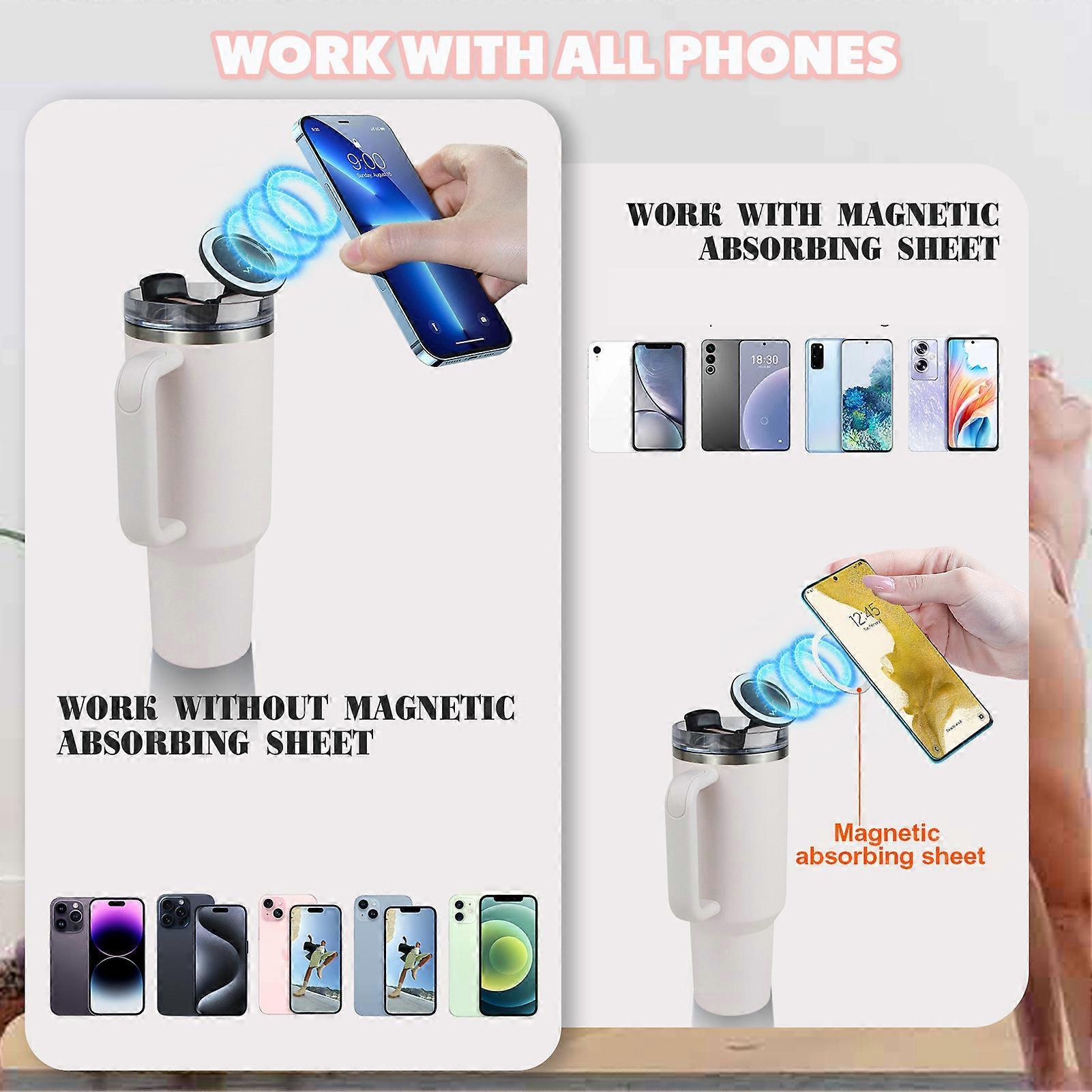 Phone Holder For Stanley, Water Bottle Phone Holder For Stanley 40oz Cup, Phone Stand Mount, Portable, Rotatable - Image 5