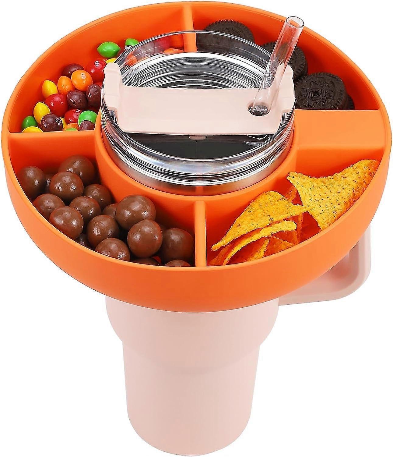 Reusable Silicone Snack Platter for Stanley Cup 40oz - Image 1