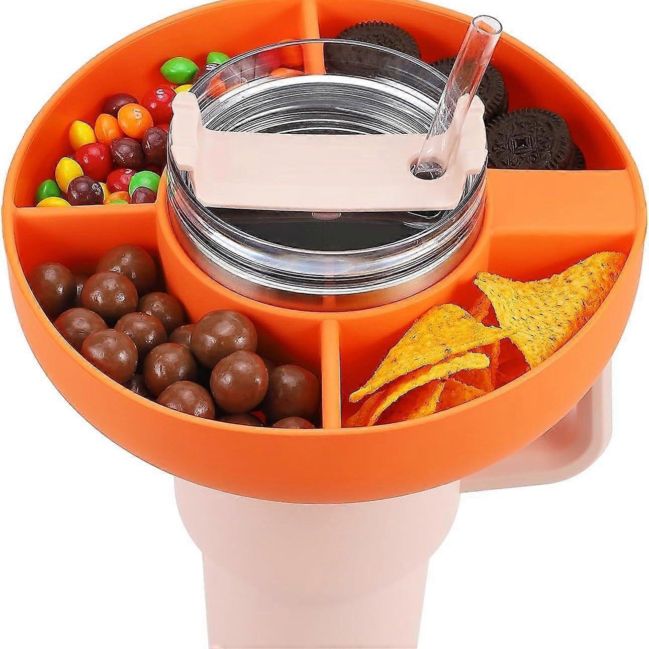 Reusable Silicone Snack Platter for Stanley Cup 40oz - Image 4