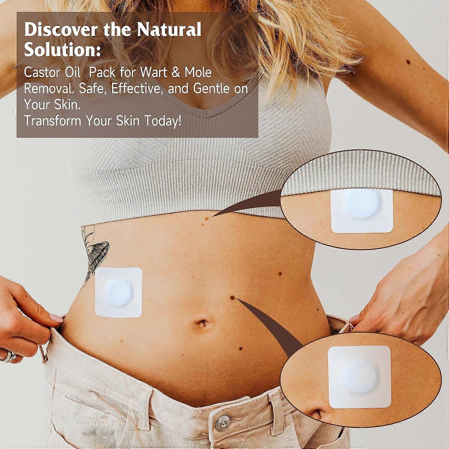 Self-Adhesive Organic Castor Oil Pack Wrap for Pimple Patches - Image 2