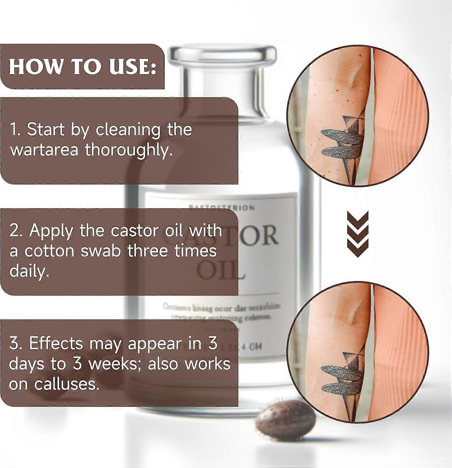 Self-Adhesive Organic Castor Oil Pack Wrap for Pimple Patches - Image 3