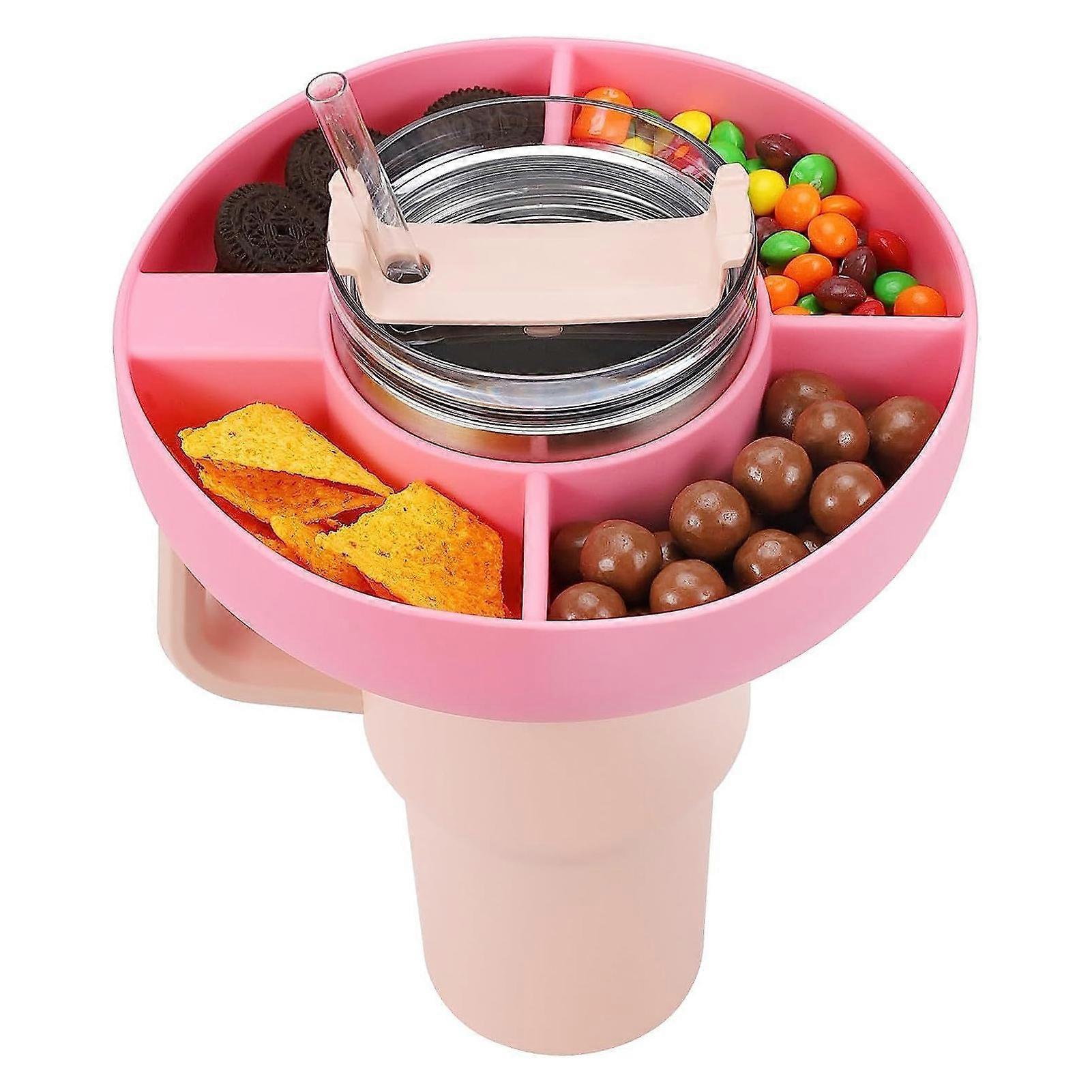 Snack Bowl For Stanley 40 oz Tumbler, Tumbler Snack Bowl Compatible With Stanley Cup 40 oz, Reusable Snack Ring For Stanley Cup Accessories - Image 1