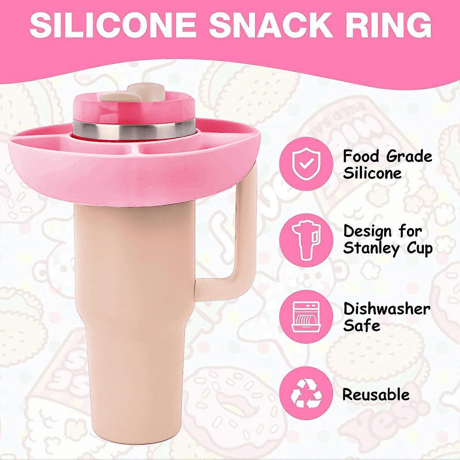 Snack Bowl For Stanley 40 oz Tumbler, Tumbler Snack Bowl Compatible With Stanley Cup 40 oz, Reusable Snack Ring For Stanley Cup Accessories - Image 3