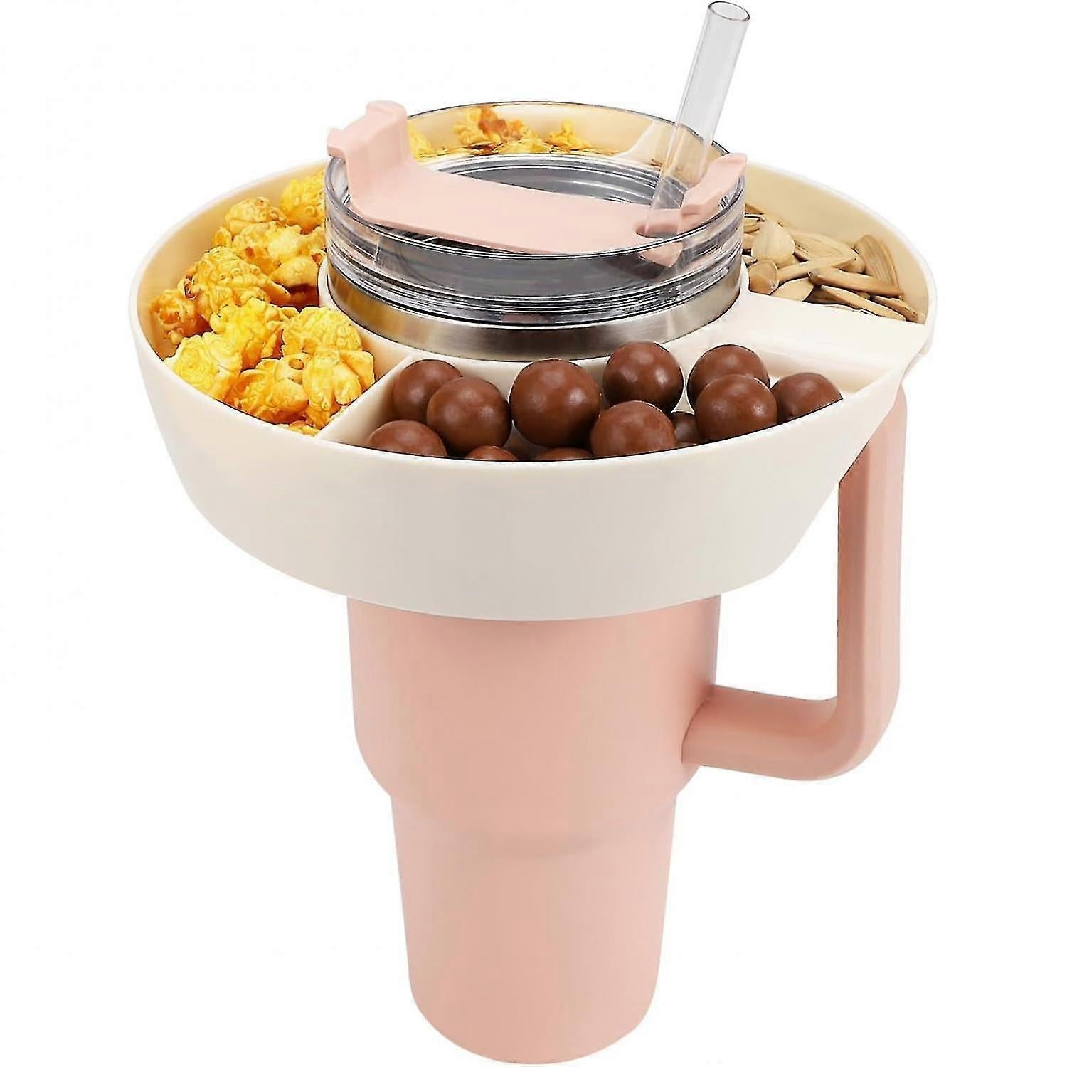 Snack Bowl for Stanley Cup, Reusable Snack Ring Compatible with Stanley Quencher H2.0 40OZ Tumbler with Handle, Stanley Cup - Image 1