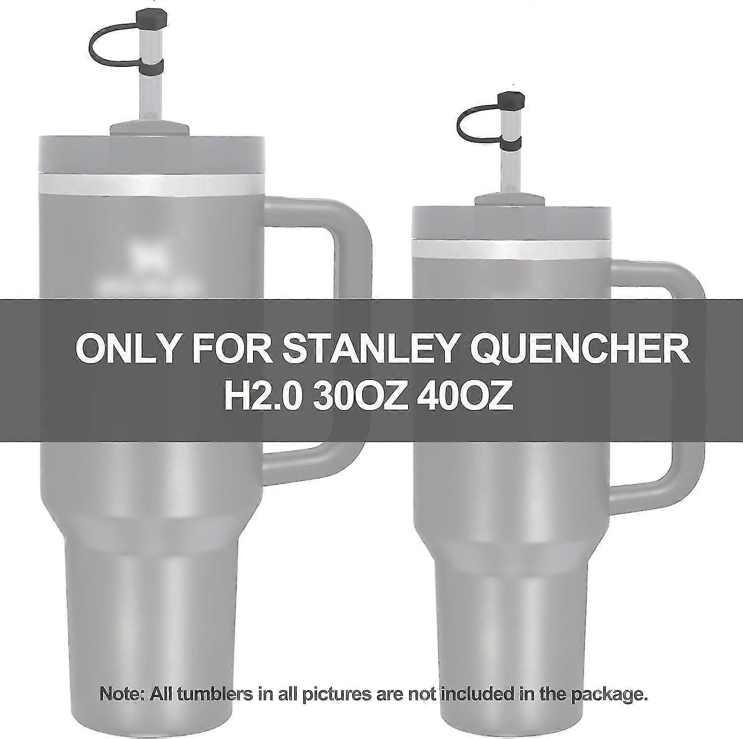 Spill Stopper For Stanley Cup 2.0 30oz & 40oz Set Of 4, Silicone Leak Proof Stopper For Stanley Tumbler, Cup Accessories Includes Straw Cover - Image 3
