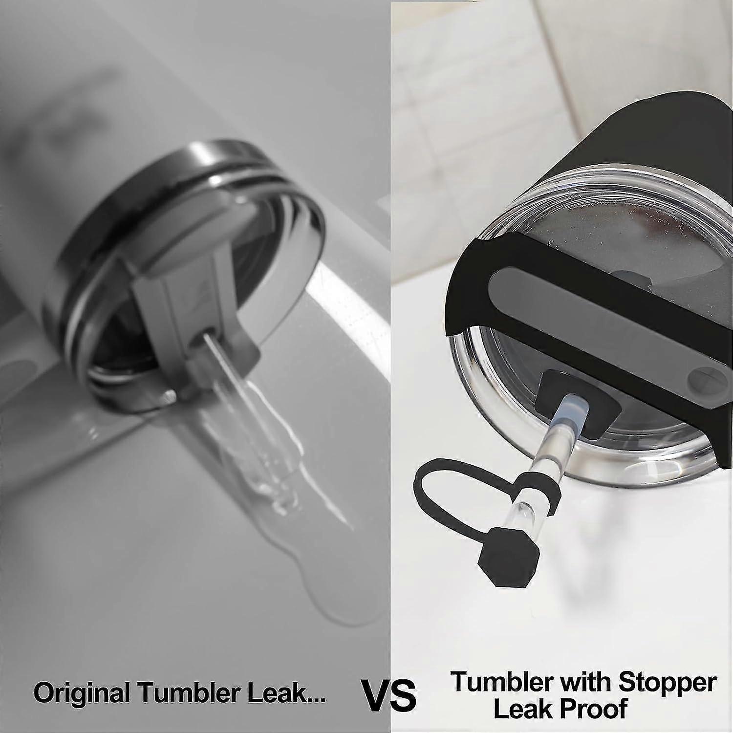 Spill Stopper For Stanley Cup 2.0 30oz & 40oz Set Of 4, Silicone Leak Proof Stopper For Stanley Tumbler, Cup Accessories Includes Straw Cover - Image 4