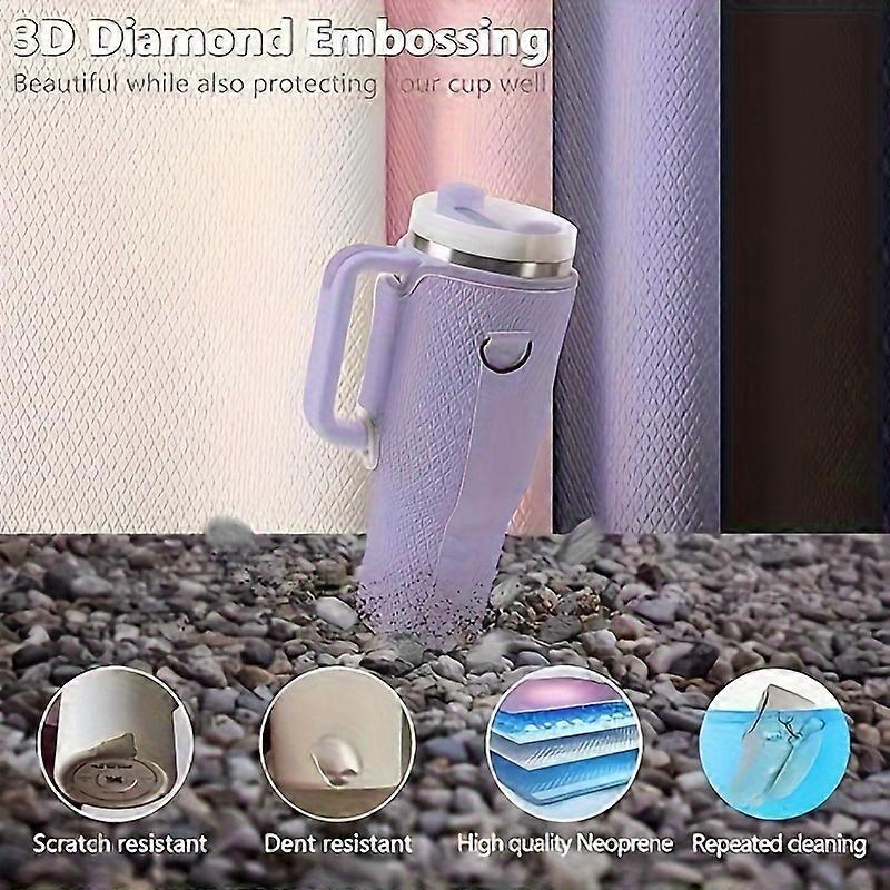 Water Bottle Holder For Stanley 40oz Tumbler With Sling, Adjustable Shoulder Strap Straw Cover For Stanley Cup Accessories - Image 5