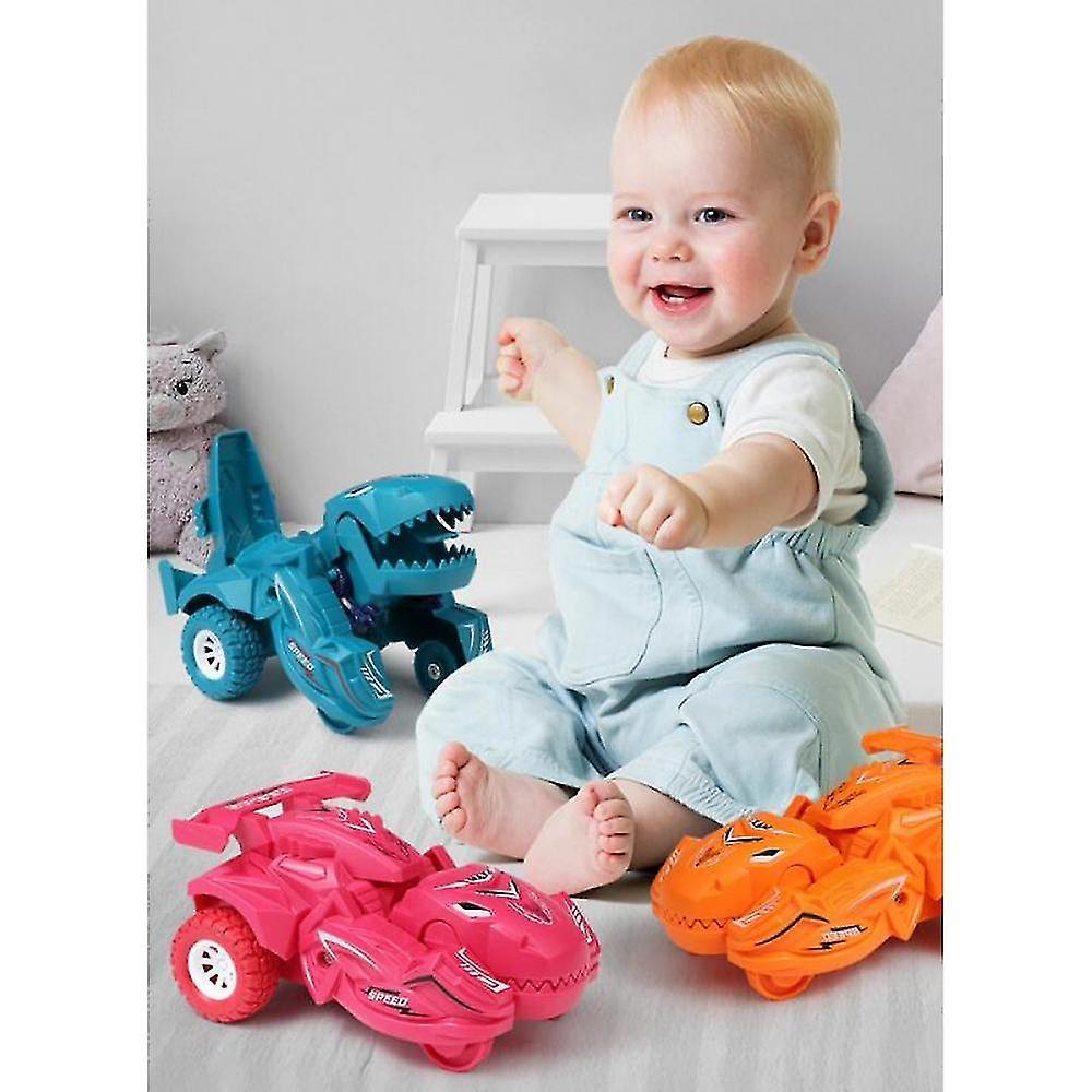 Deformation Dinosaur Toy, Automatic Transformation Dinosaur Vehicle - Image 4