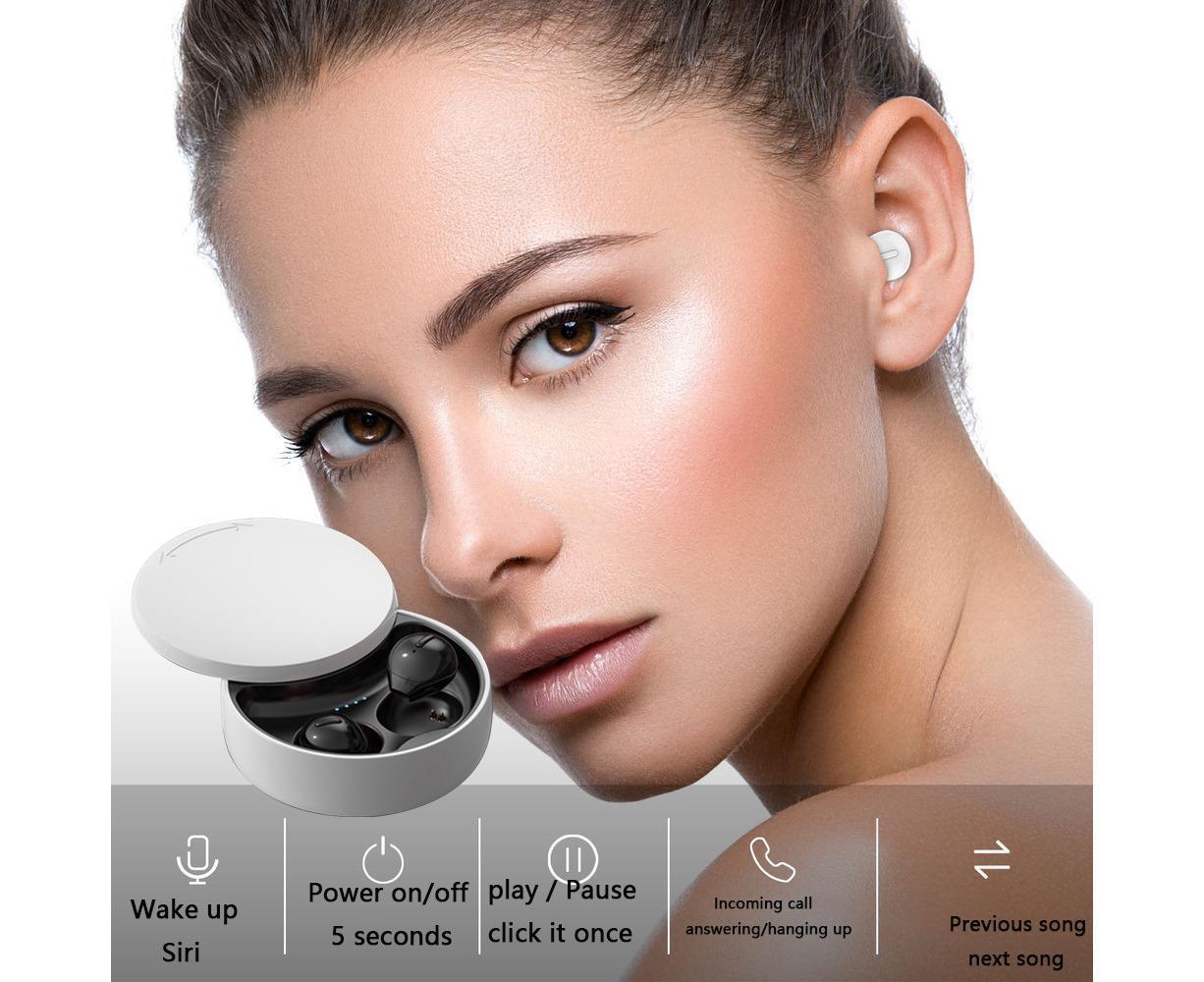 Smallest True Wireless Earbuds,Mini Bluetooth 5.0 Headphones - Image 5