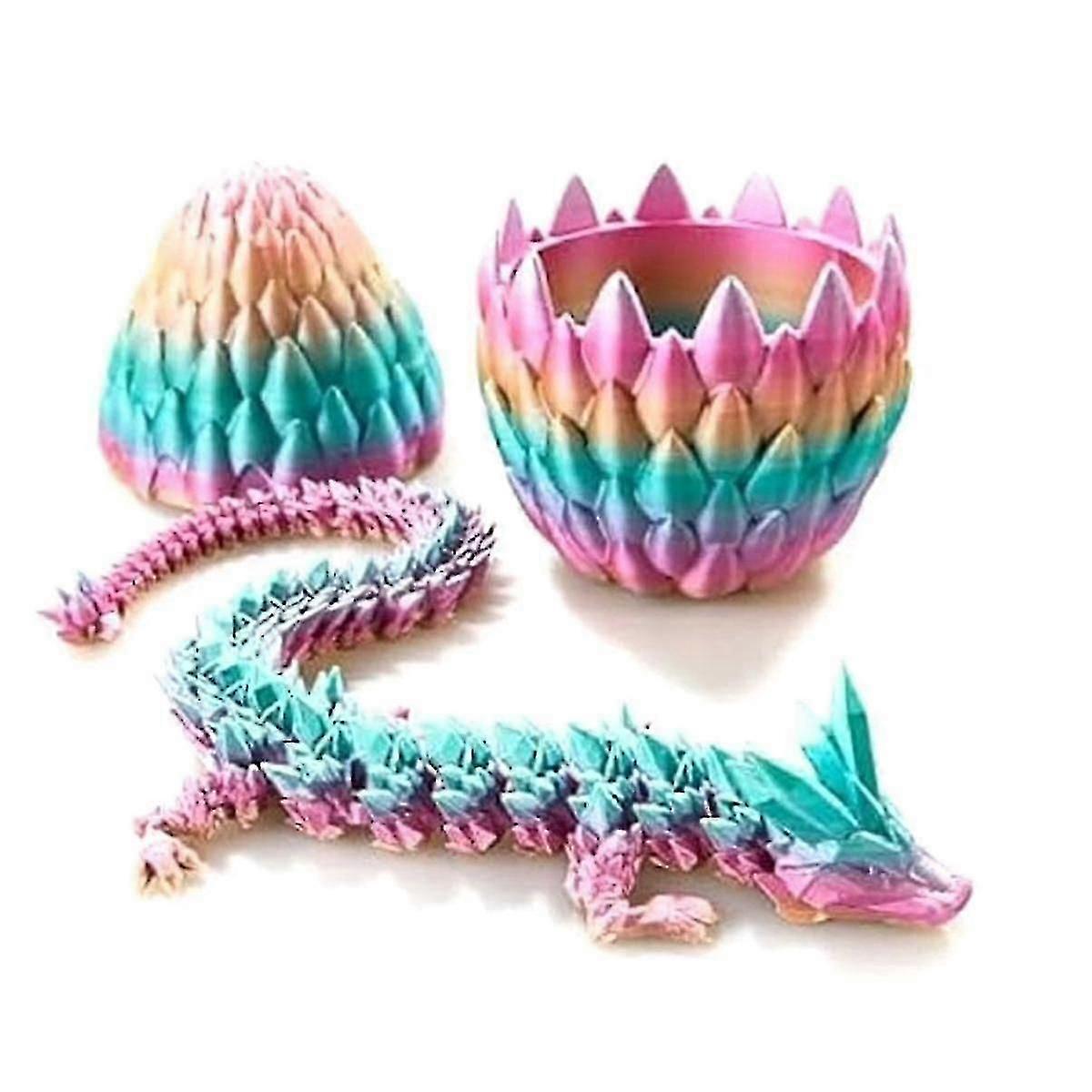 Easter Egg, Dragon Egg, Dragon Eggs with Dragon Inside, Dragon Toy, 3D Printed Dragon Egg, Dragon Easter Egg - Image 1