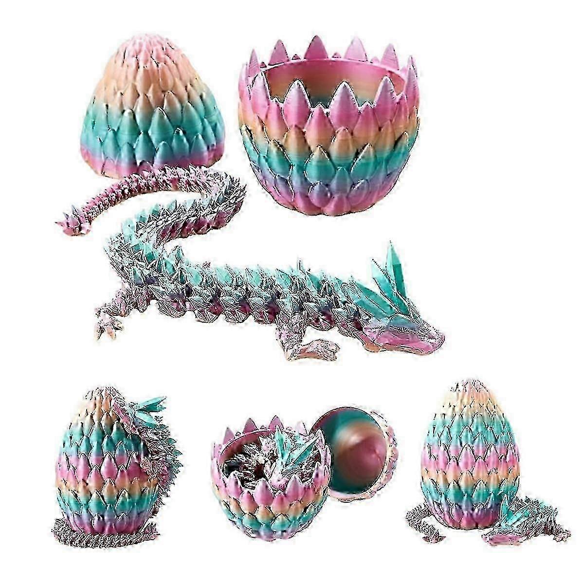 Easter Egg, Dragon Egg, Dragon Eggs with Dragon Inside, Dragon Toy, 3D Printed Dragon Egg, Dragon Easter Egg - Image 2