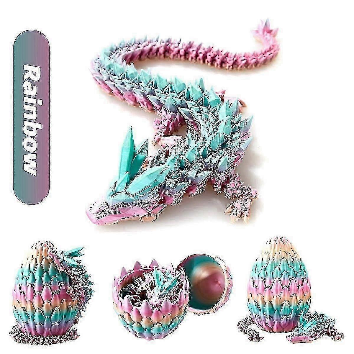 Easter Egg, Dragon Egg, Dragon Eggs with Dragon Inside, Dragon Toy, 3D Printed Dragon Egg, Dragon Easter Egg - Image 4