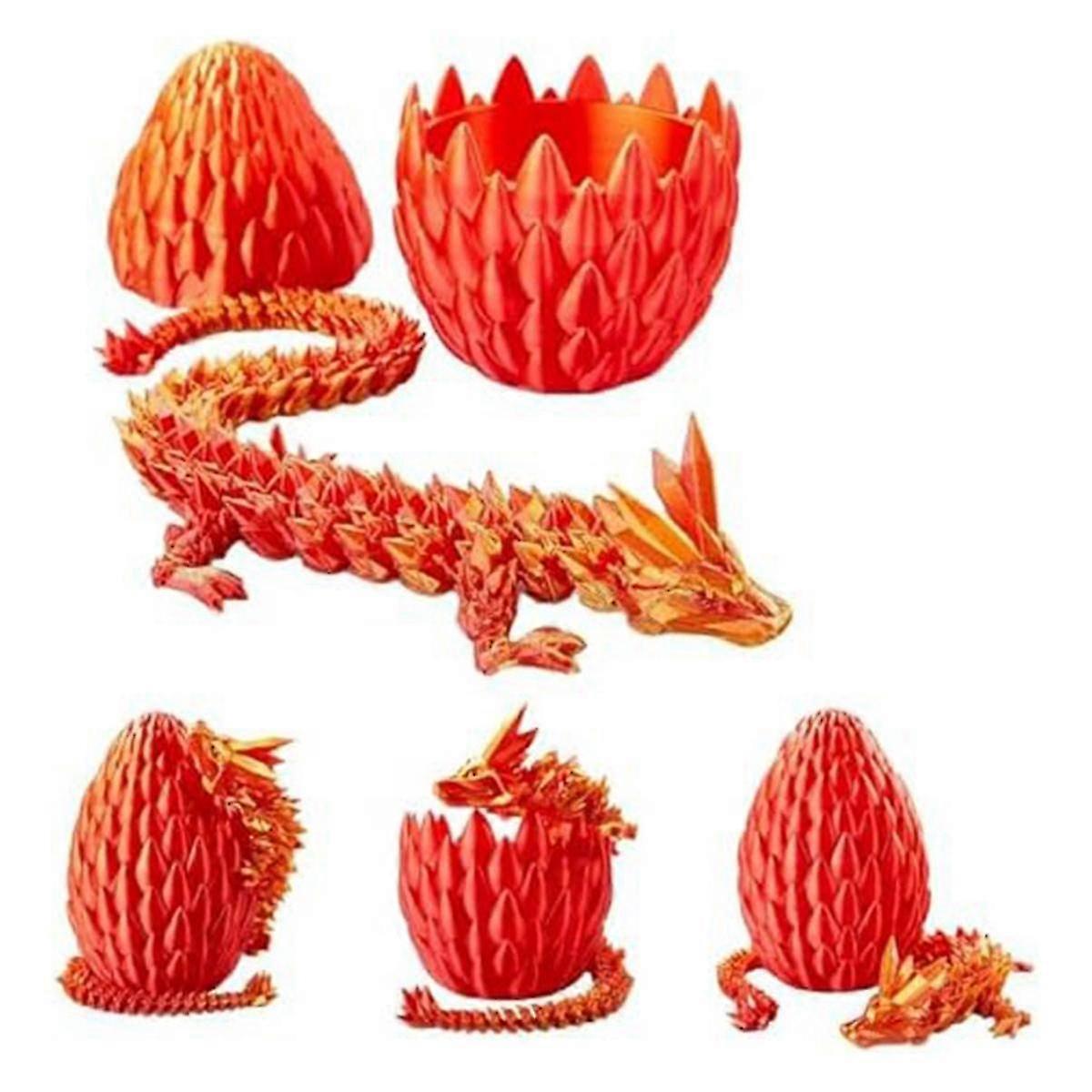 Dragon Egg, Easter Egg,12in Dragon Toy, Dragon Eggs with Dragon Inside,3D Printed Dragon - Image 1