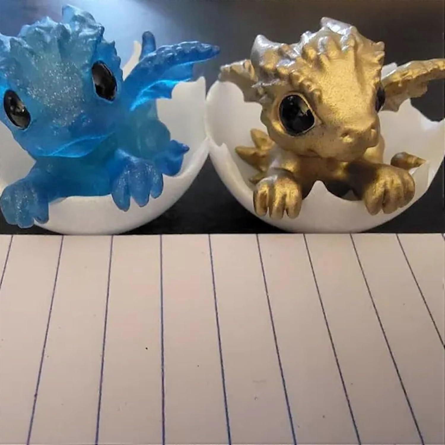 Babies Dragon in Egg, 3D Printed Dragon Egg, babies Dragons in Eggshel, Surprise Egg Toy - Image 4
