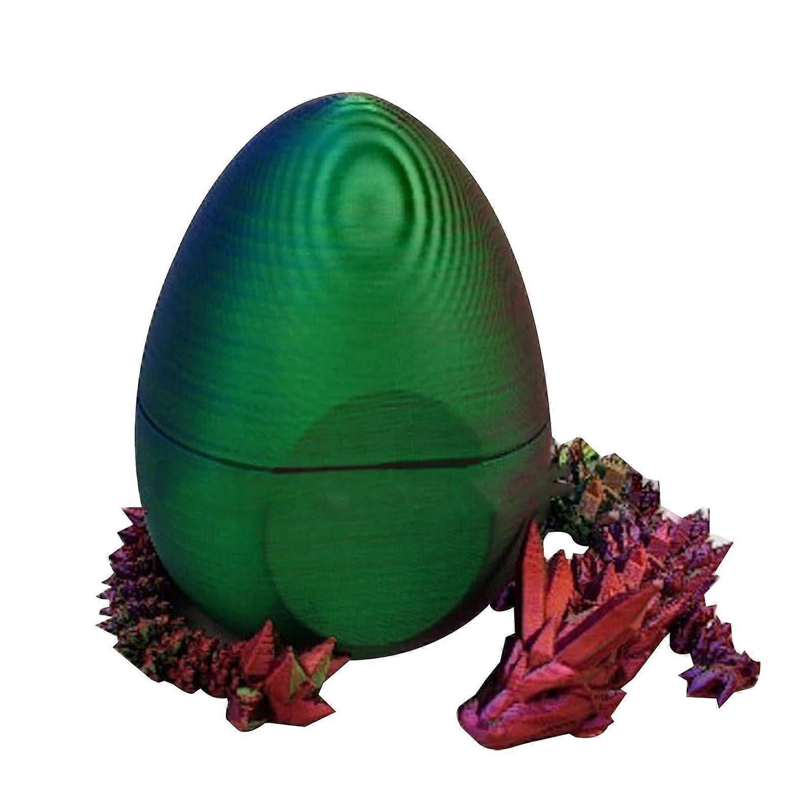 Brand New Surprise Dragon Egg 3D Printed Flexible Dragon-Articulated Dragon Egg Fidget Toy - Image 1