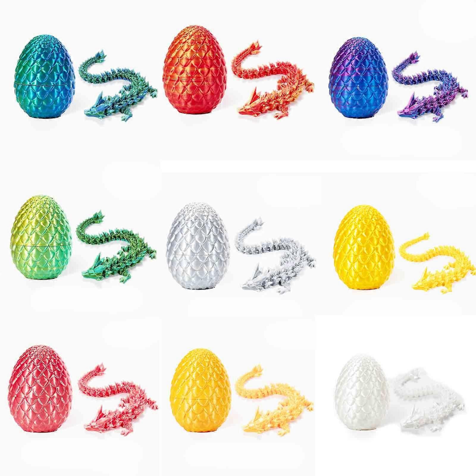 3D Printed Dragon in Egg, Full Articulated Dragon Crystal Dragon with Dragon Egg,50% Offer - Image 5