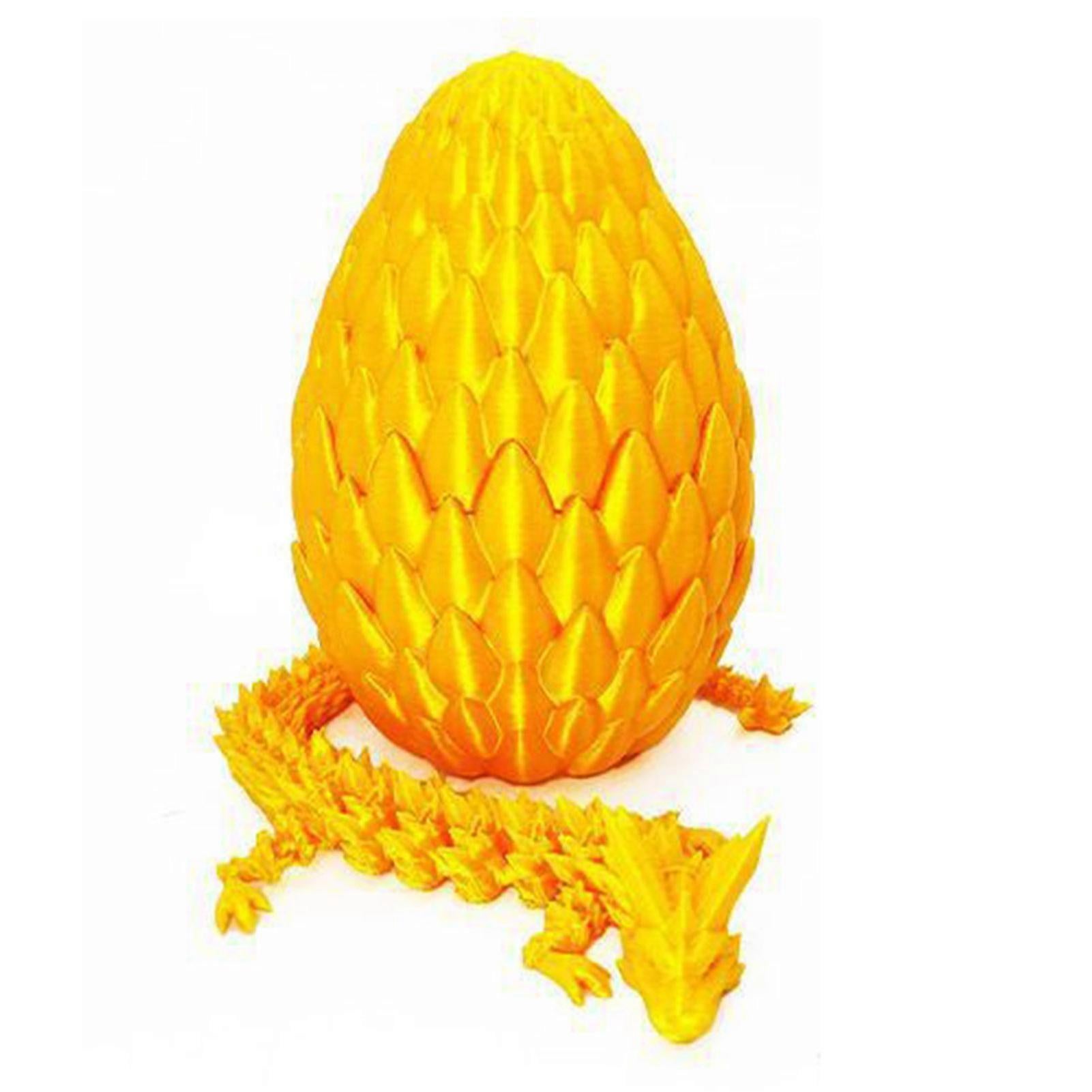3D Printed Dragon,Dragon Eggs with Dragon Inside,Dragon Egg Toy, Full Articulated Crystal 3D Dragon for babies Day Gift & Birthday Gift - Image 2