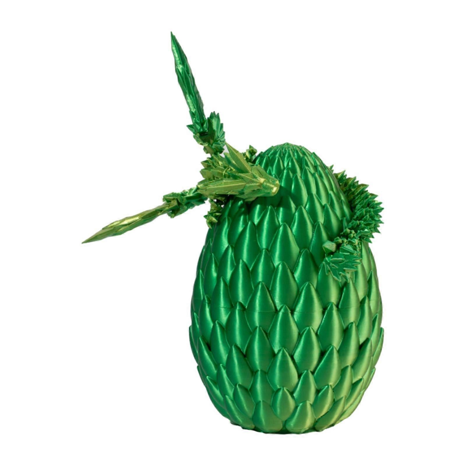 3D Printed Dragon Articulated Dragon Birthday Gift Table Decor Flying Dragon Figurine,Dragon Egg Set for Bookshelf Decor Home - Image 1