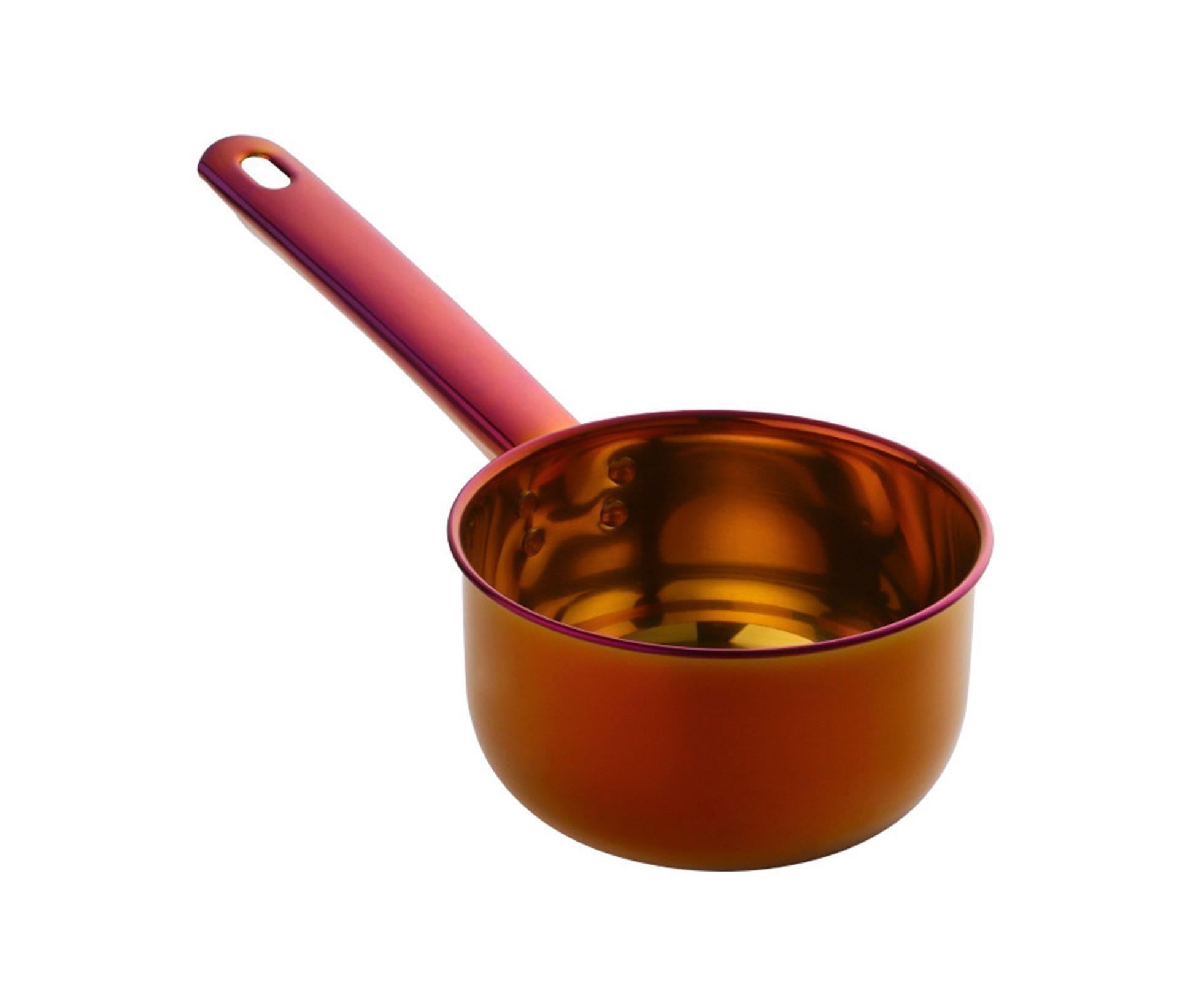 1L Water Scoop Anti-rust Stainless Steel Bathing Ladle-Multicolor Red - Image 2