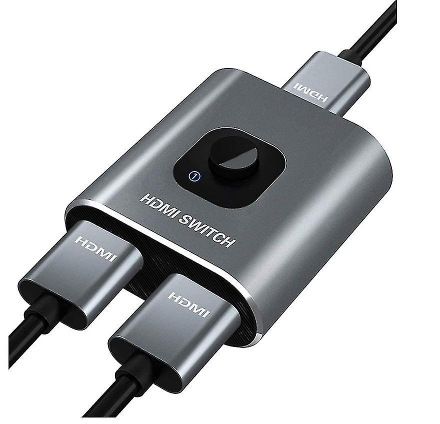 4K 60Hz HDMI Switch Bi-Directional 2 In 1 Out / 1 In 2 Out - Image 1
