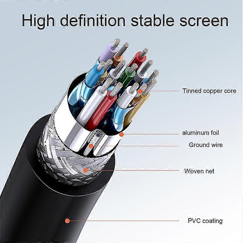 60cm-2m Micro HDMI to HDMI Male Coiled Cable - Image 4