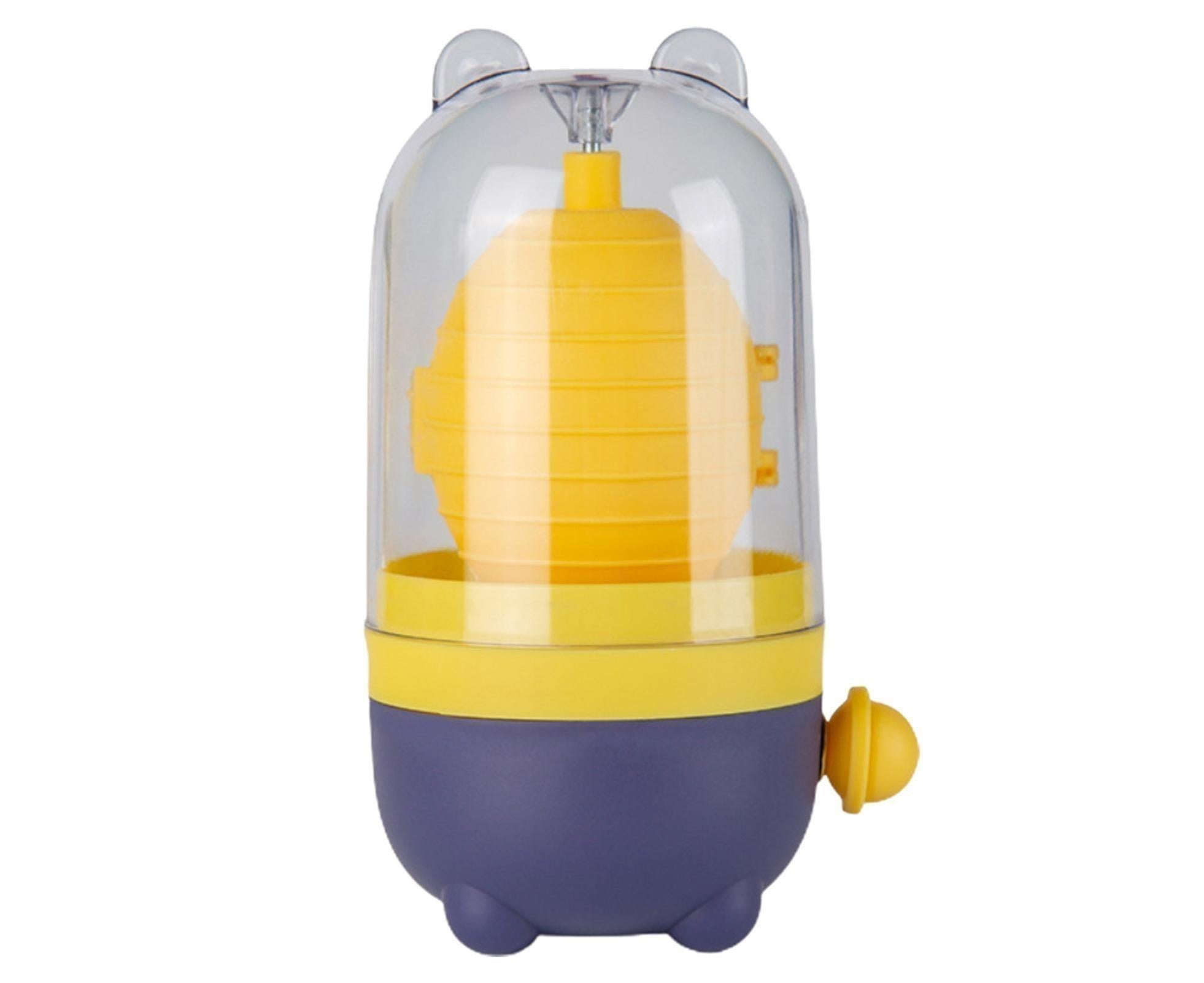 Manual Egg Puller Convenient ABS Simple Operation Mix Yolk Egg Mixer Home Decor -Yellow - Image 1