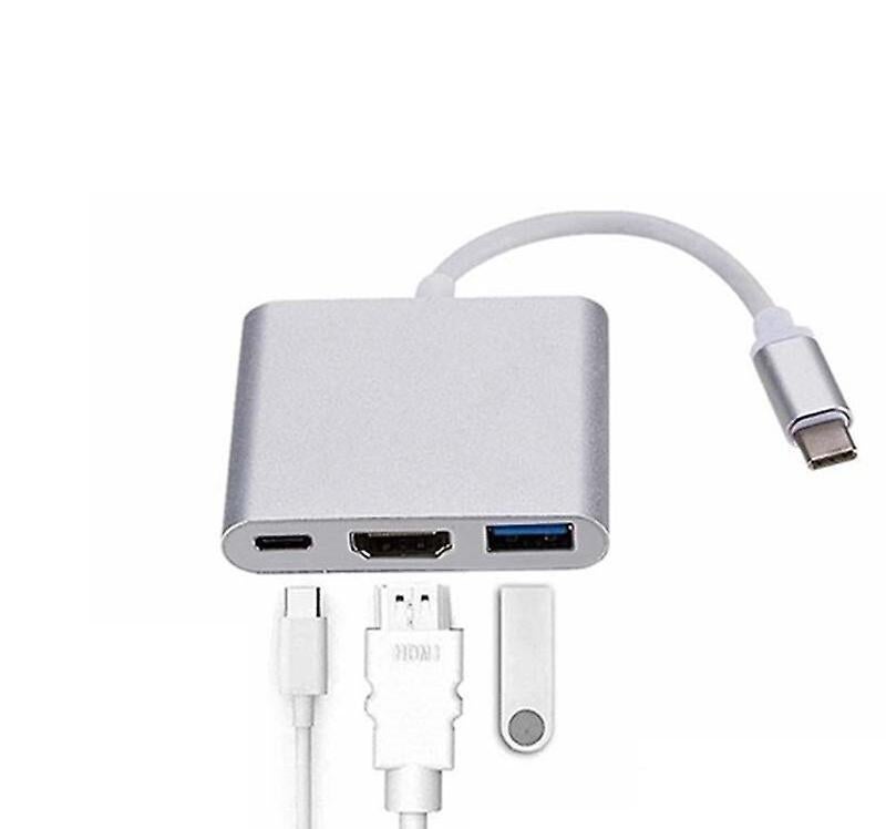 3 In 1 USB Type-C HDMI 4K Docking Station - Image 1