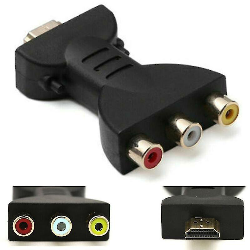 HDMI to 3 RCA AV Audio Video Adapter Converter - Image 1