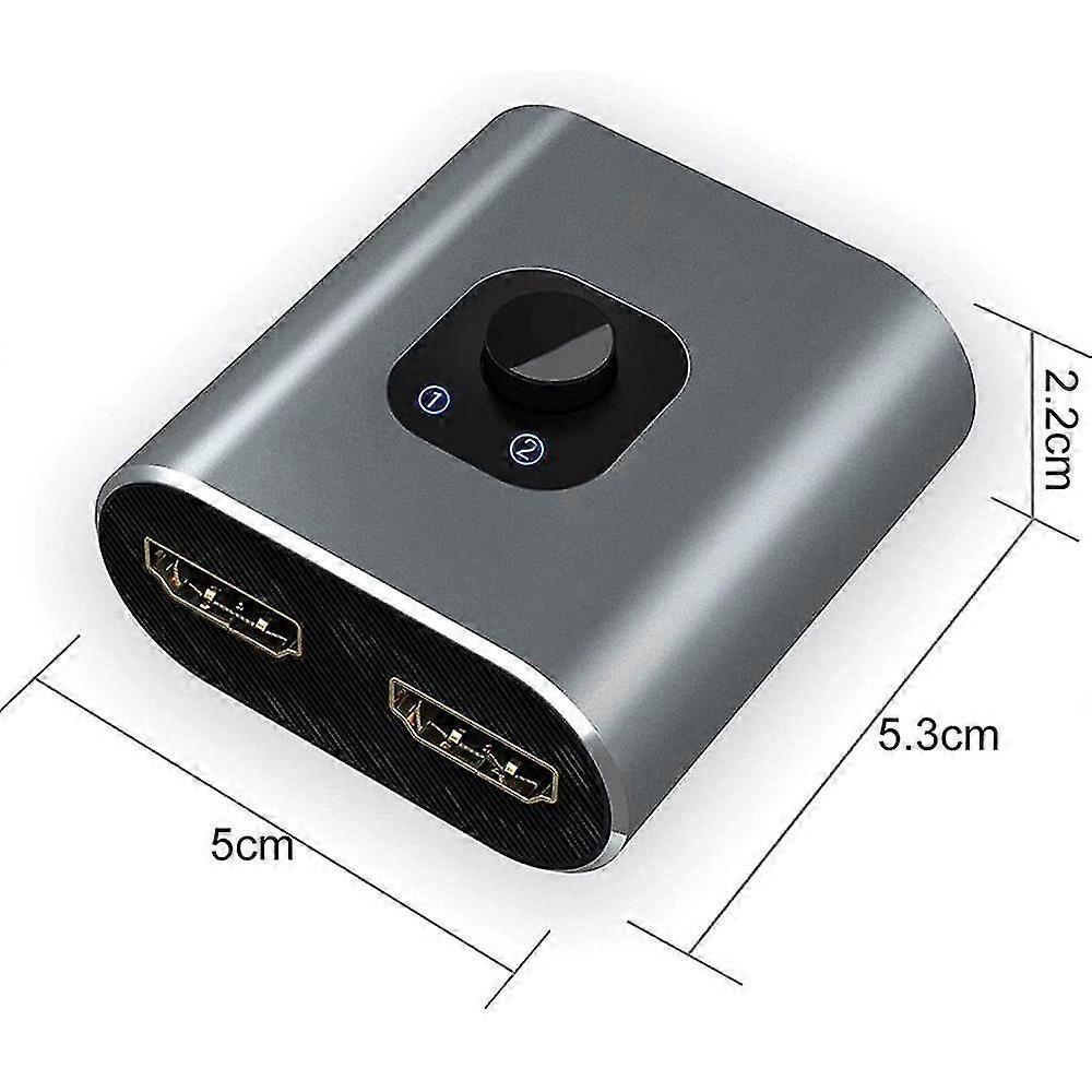 4K HDMI Switch Bi-Directional 2 In 1 Out No Power Required - Image 3