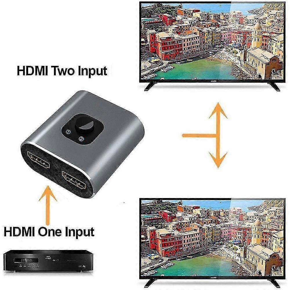 4K HDMI Switch Bi-Directional 2 In 1 Out No Power Required - Image 5