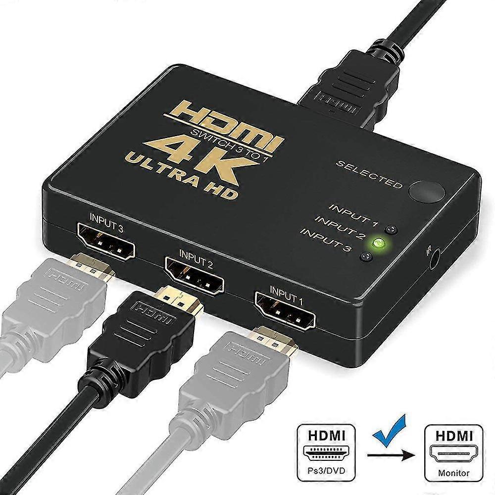 4K HDMI Switch 5 Port with Remote Control - Image 3