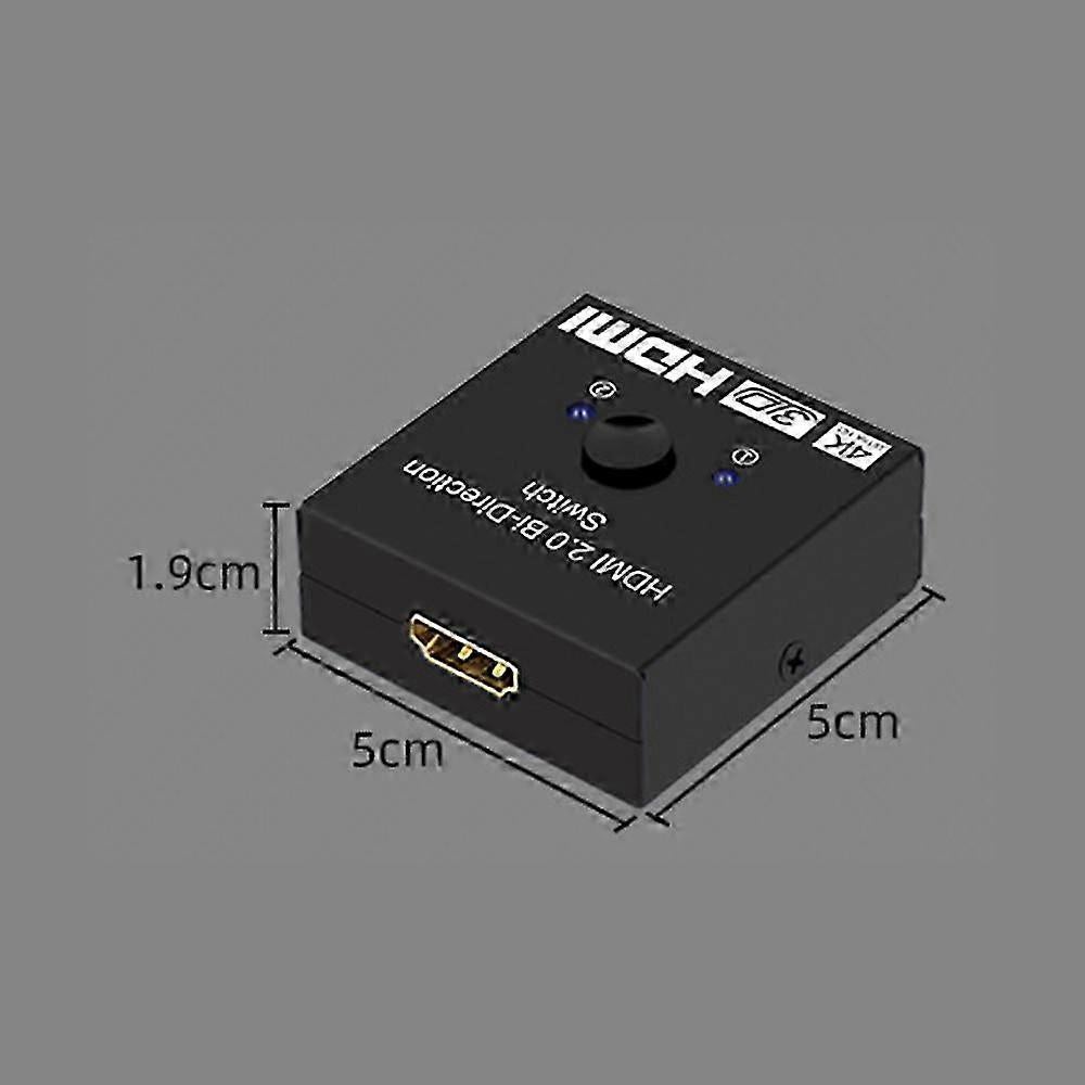 2 In 1 Out 4K HDMI Switch Bi-Directional Splitter - Image 3