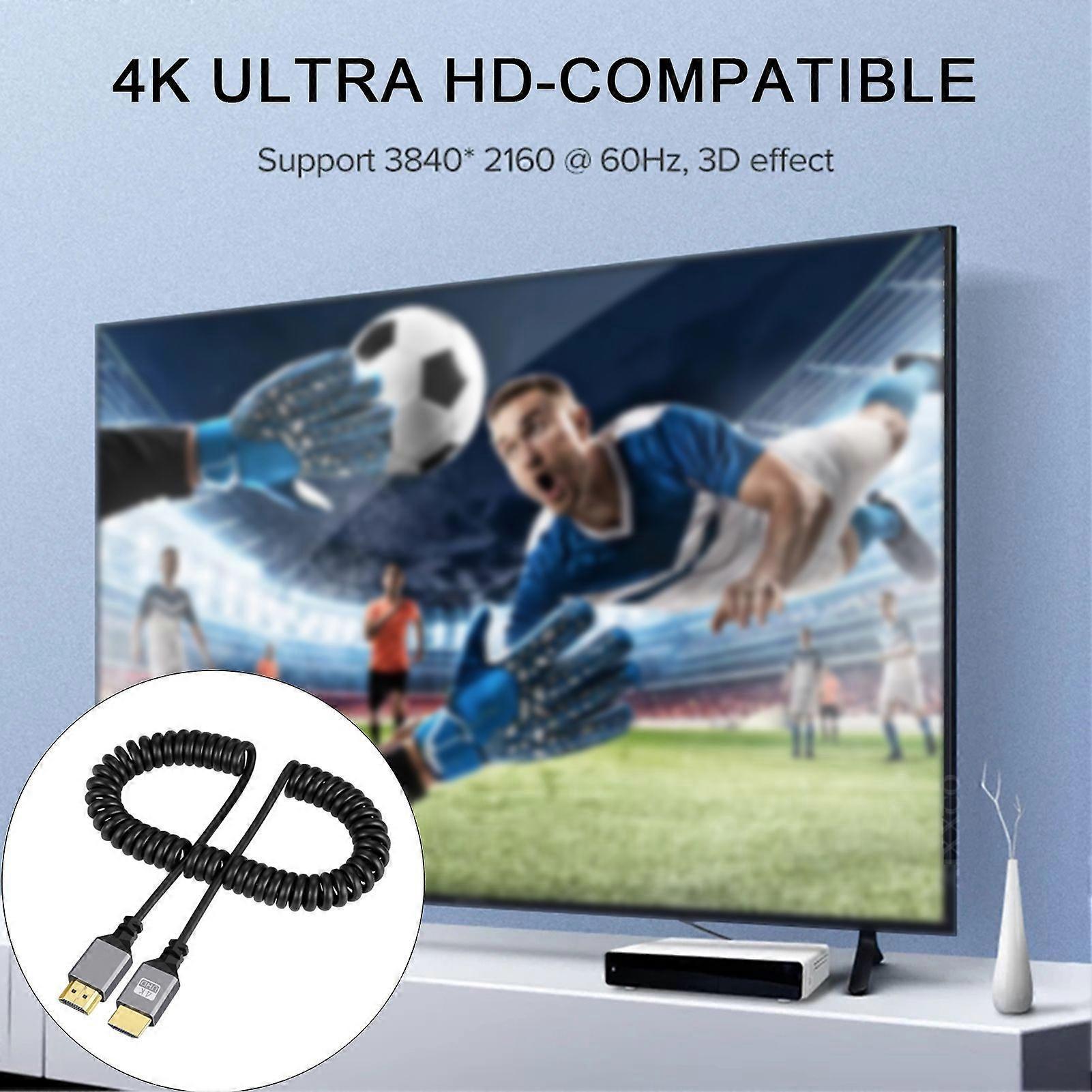 4K 60Hz HDMI/MICRO HDMI Cable High-Speed Retractable Universal - Image 3
